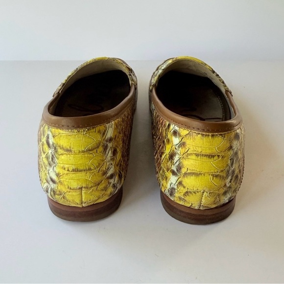 Sam Edelman Loraine Snake Skin Loafer Flats - Picture 6 of 6